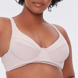 Forever 21 Ribbed Bikini Top 3x